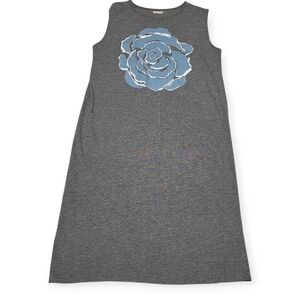 6397 Tank Top Sleeveless Gray T-Shirt Dress